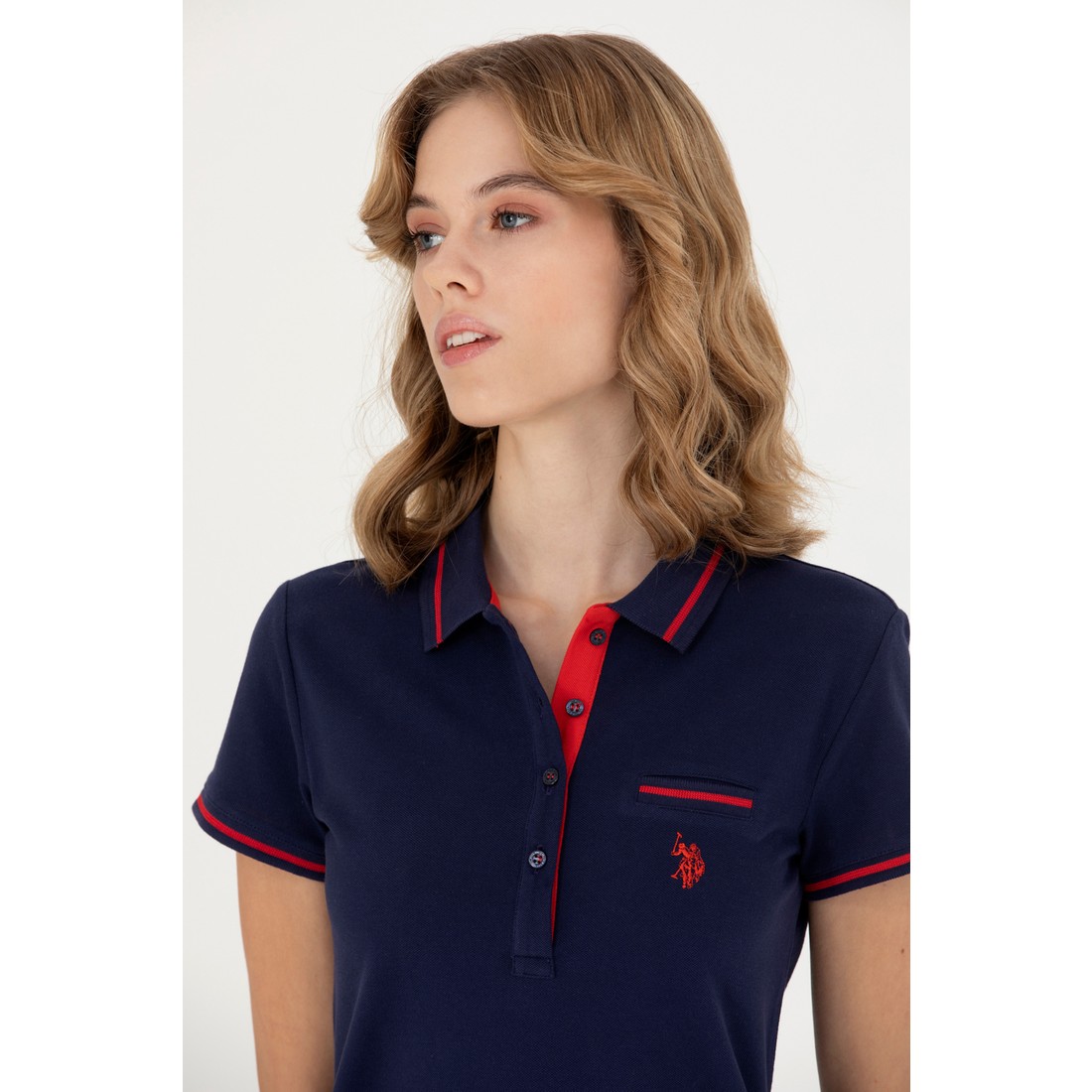 U.S. Polo Assn. Kadın Lacivert Örme Elbise